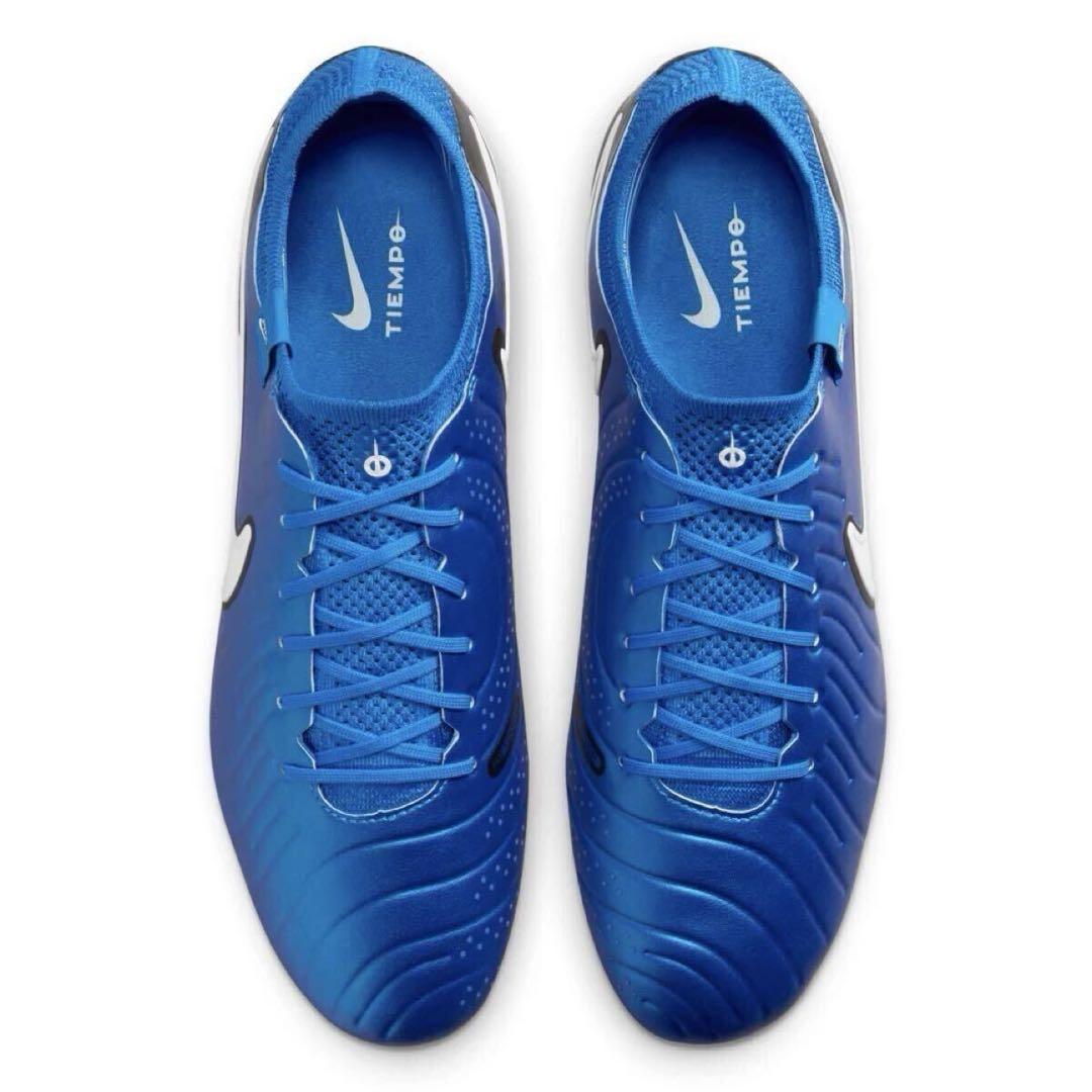 ナイキ 27.5 レジェンド 10 エリート スパイク サッカー FG 靴 青