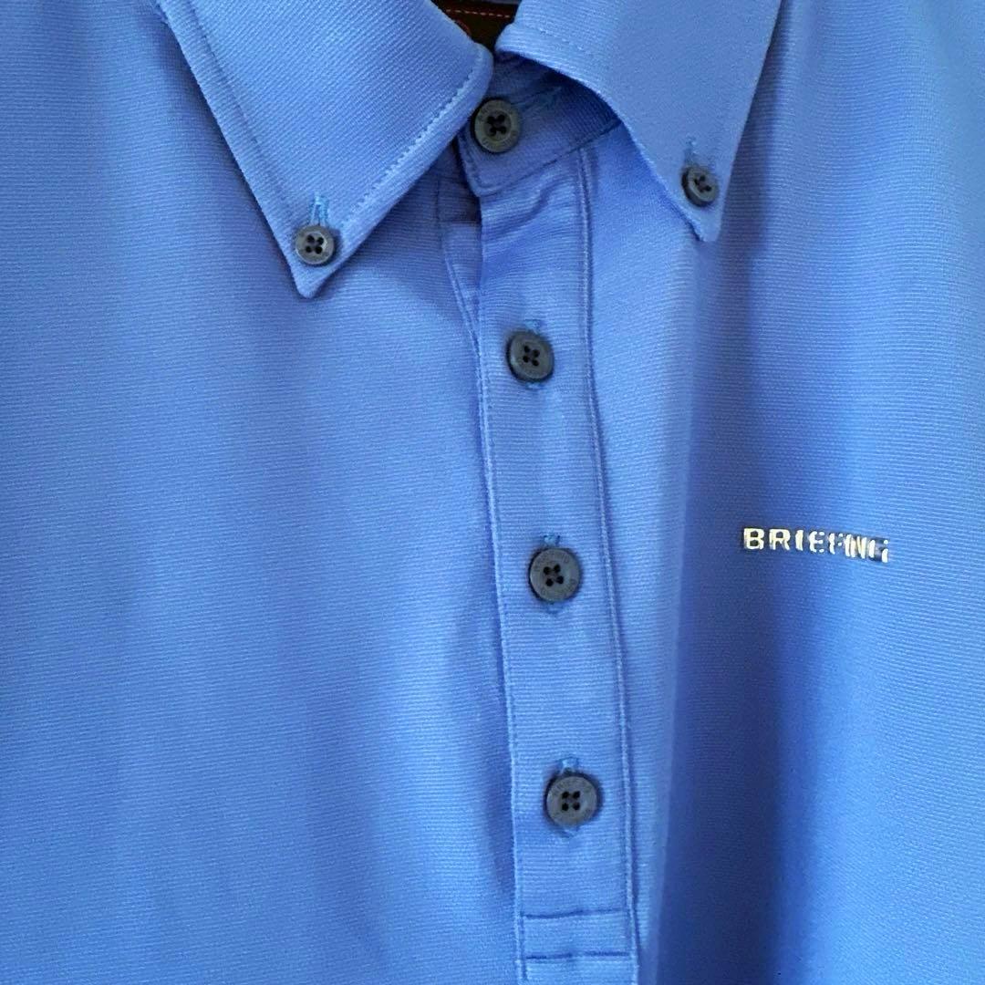 BRIEFING ブリーフィング ゴルフ ポロシャツ メンズ M ブルー