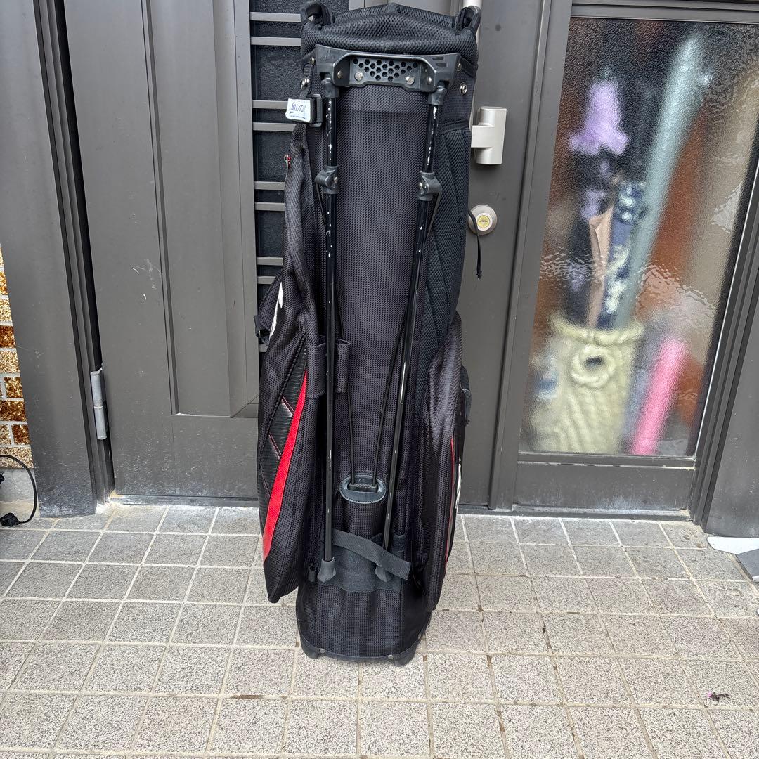 Srixon キャディバッグ 黒赤