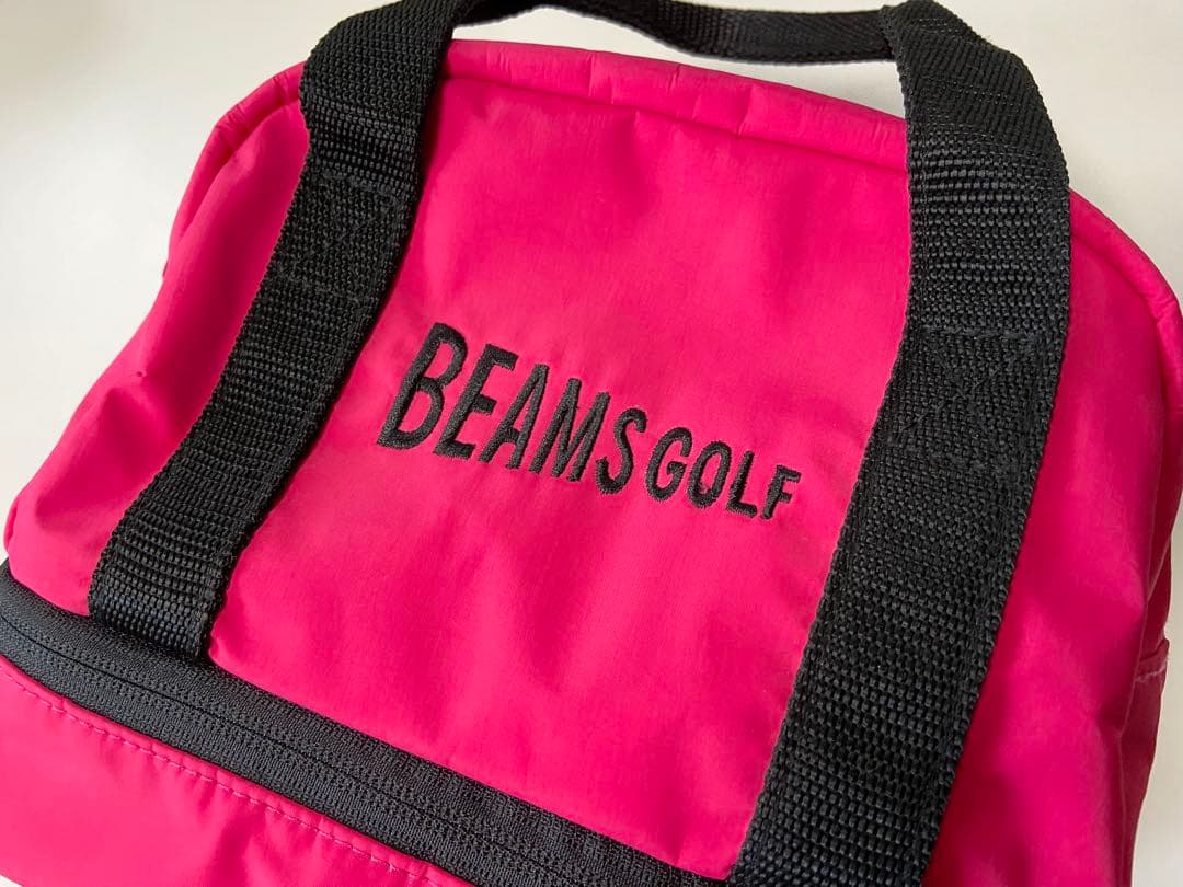 BEAMS GOLF ビームスゴルフ　2層式カートバッグ 保冷　ピンクカート