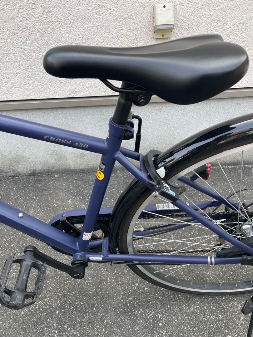 シティサイクル 前面バスケット付き　自転車　27インチ　整備済み