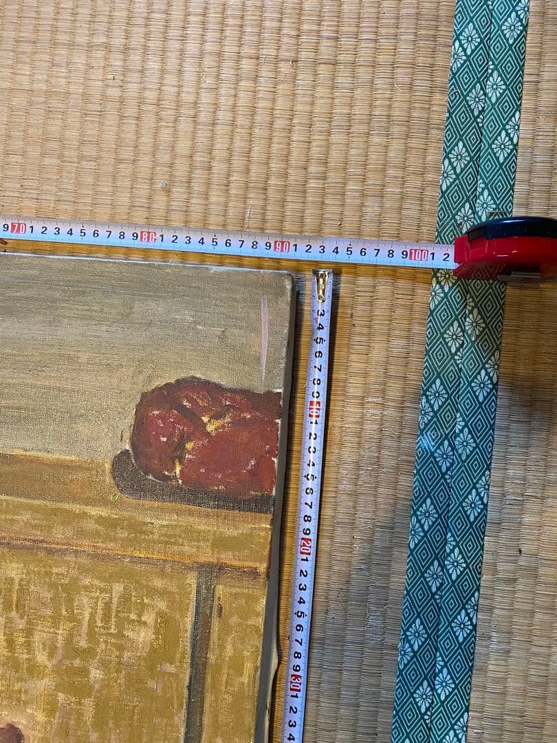 油彩画 日常生活の静物 1981年　約91cm x 118cm