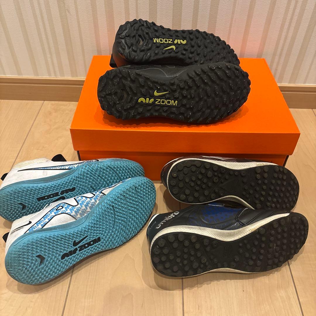 ナイキ サッカーシューズ3足セット 21cm22cm