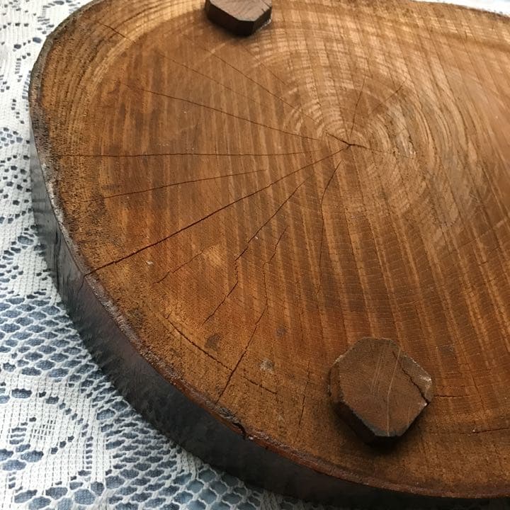 一枚板 テーブル 輪切 天然木 木製 座卓 花台　小物置き
