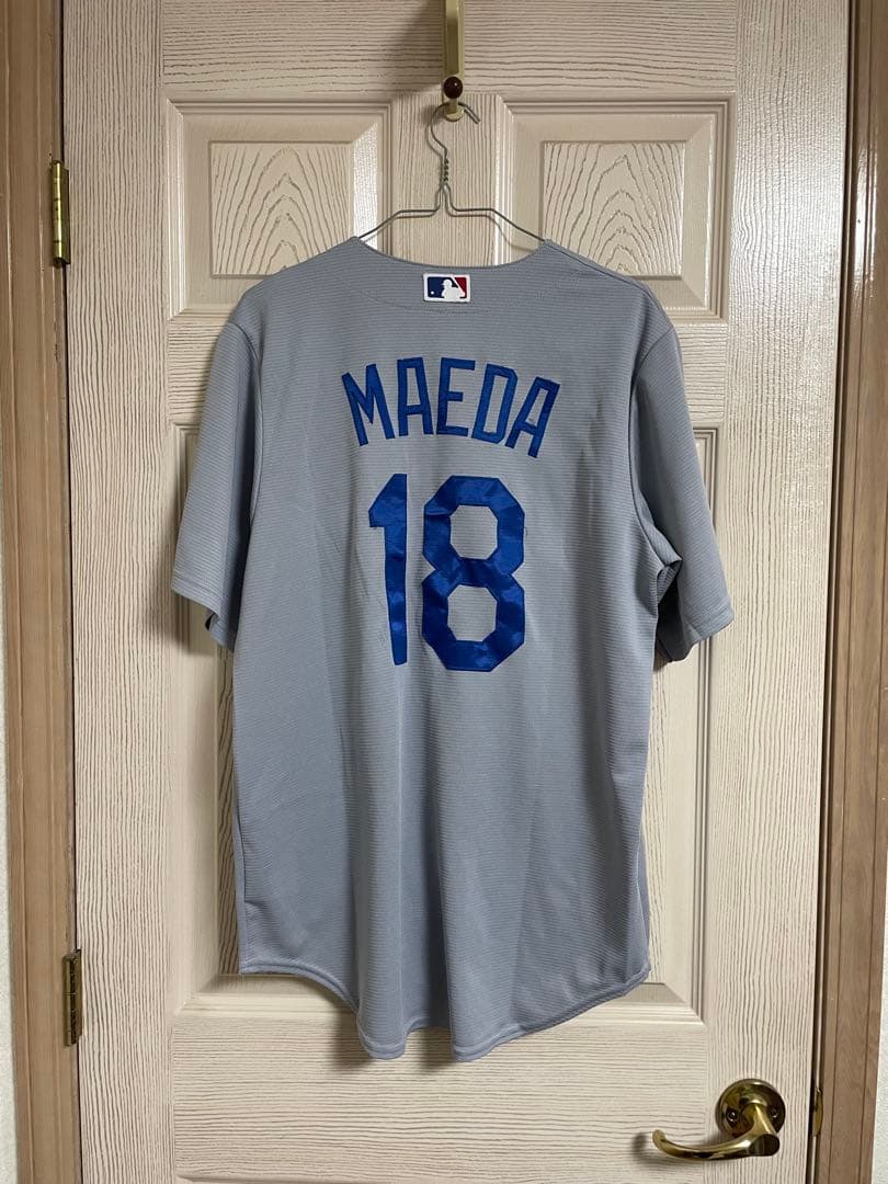前田健太　マエケン　Dodgers ユニフォーム Mサイズ　Majestic
