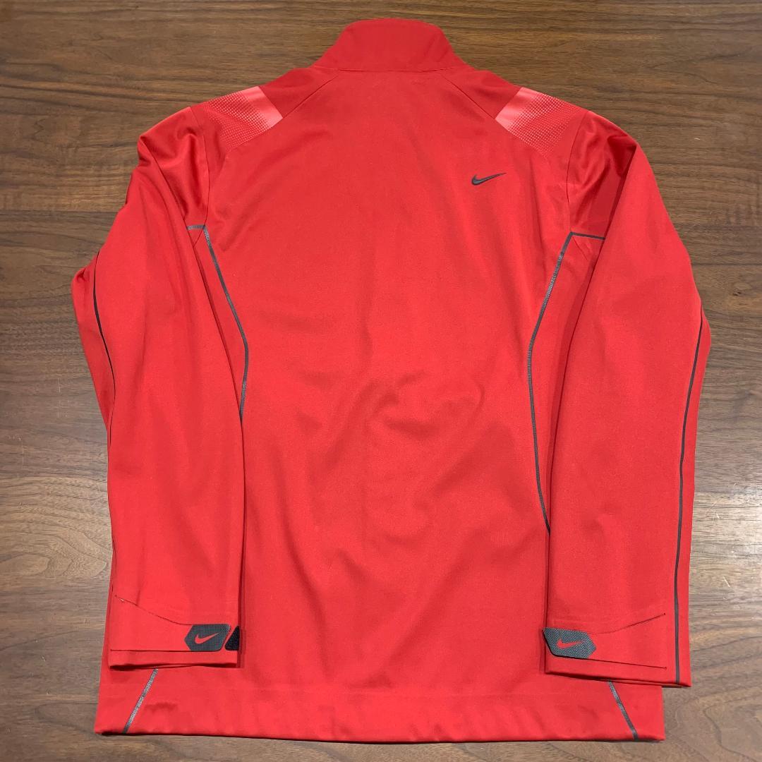 ナイキ NIKE Storm-FIT 防風防水ジャケット ゴルフウェア レッド