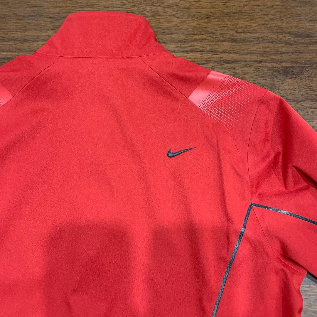 ナイキ NIKE Storm-FIT 防風防水ジャケット ゴルフウェア レッド