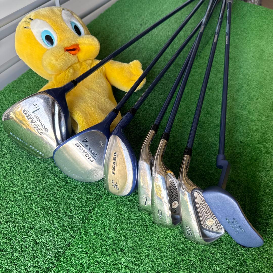 ルーニーチューンズ　トゥイティーキャディバッグ　レディースクラブセット付き
