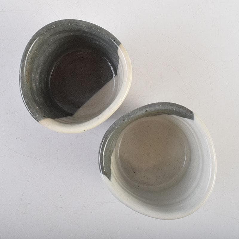 和食器　茶懐石　金海駕洛窯　宝珠　向付　六客　共箱　V　R9609