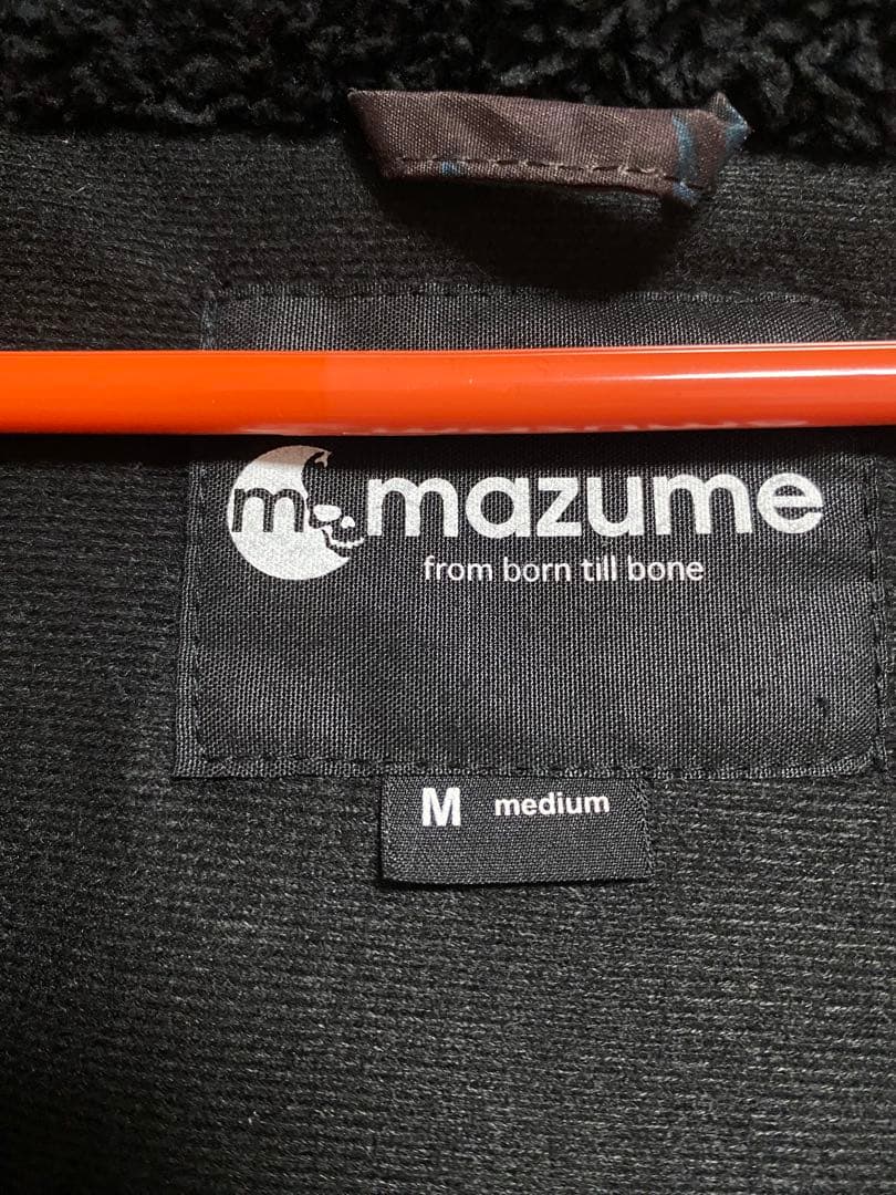 美品 希少MAZUME MZX フィッシング 中綿ジャケット フード付きM