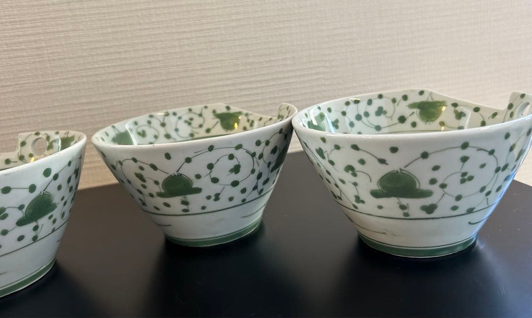 ベトナム　バッチャン焼き　どんぶり　レンゲ　小物入れ付き　食器
