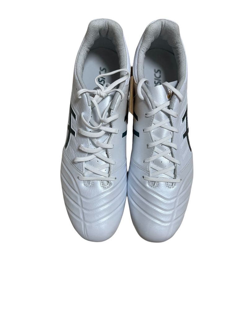 「新品未使用」asics DS LIGHT ホワイト/ベロアグリーン