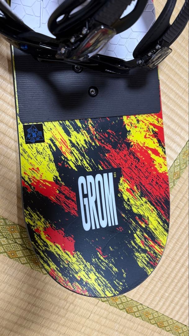 BURTON GROM キッズスノーボード 130 バインディング付き