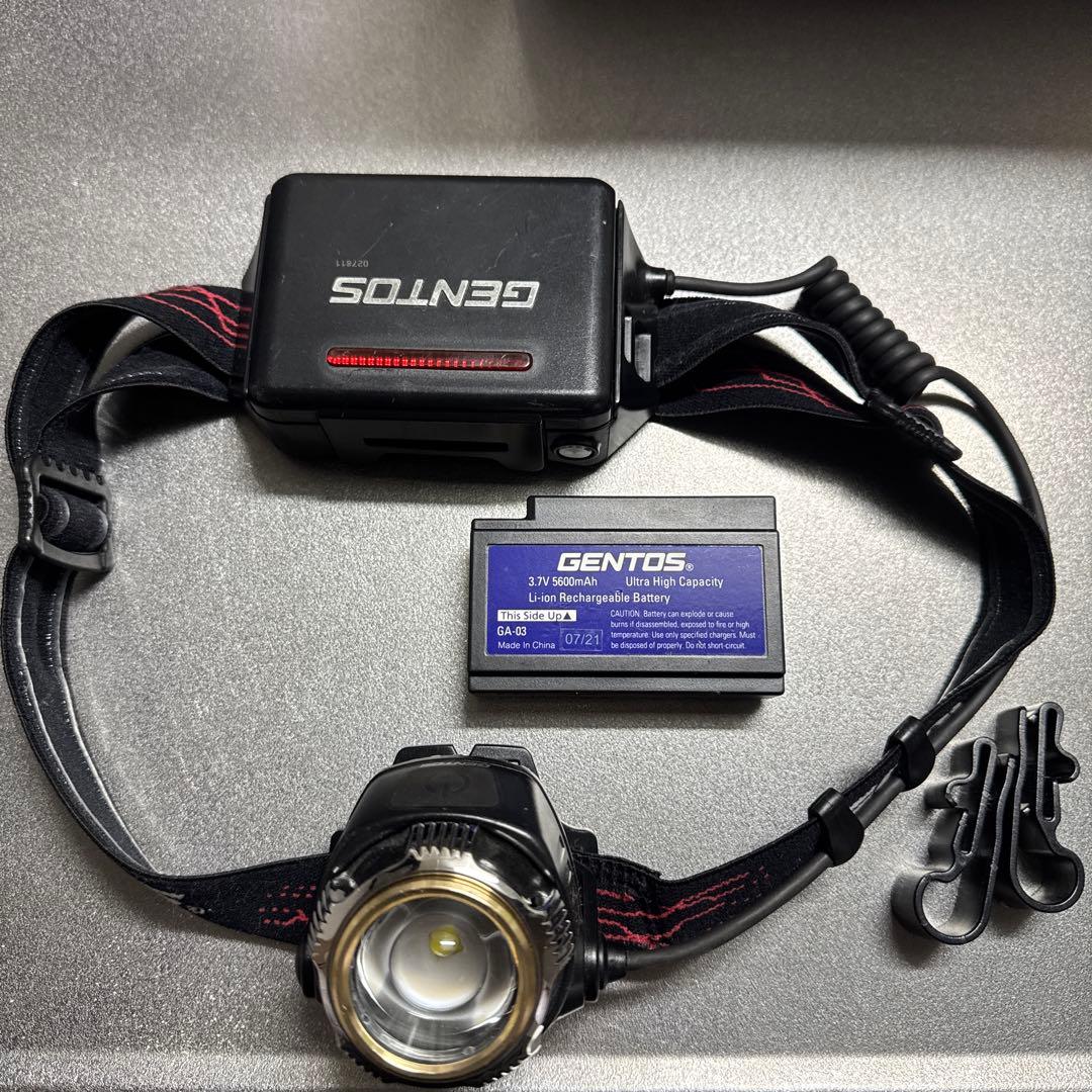 GENTOS GH-100RG ヘッドランプ 5600mAh