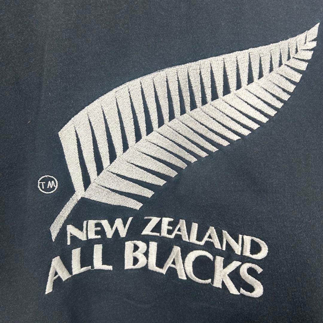 CANTERBURY ALL BLACKS ラガーシャツ Mサイズ 背面刺繍入り
