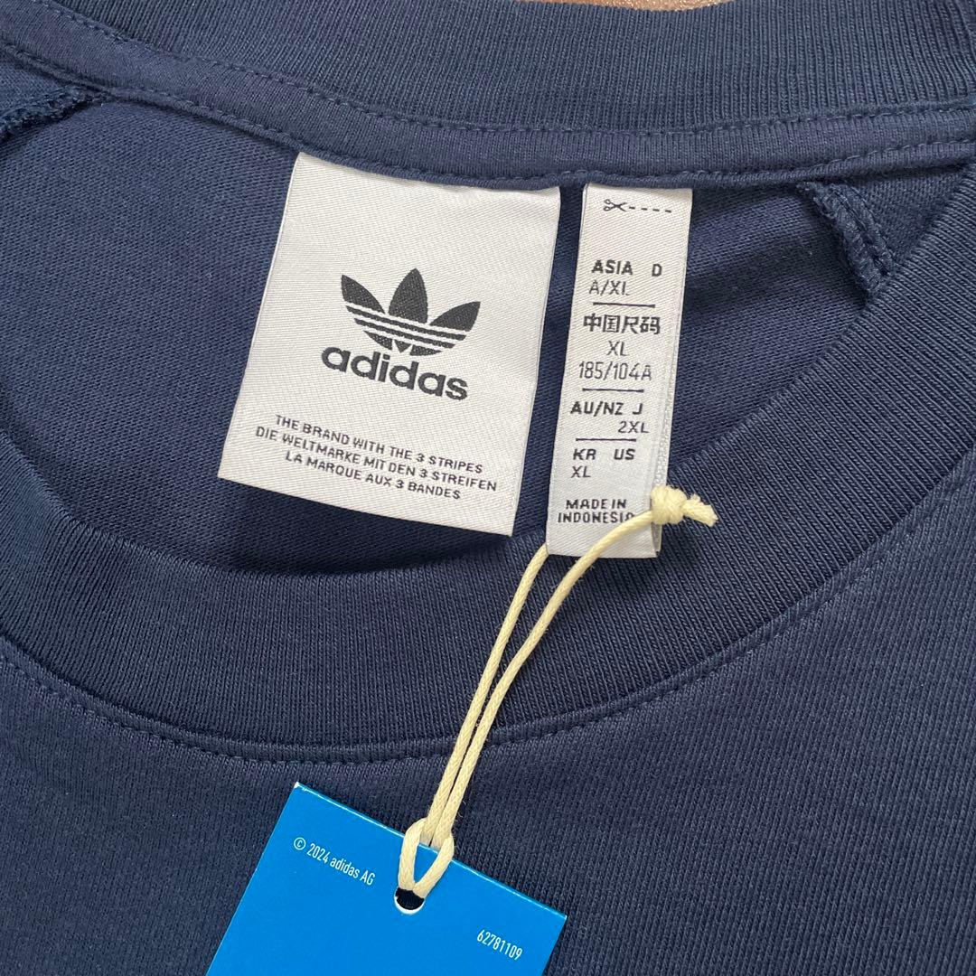 【新品未使用】 adidas イタリア代表 Tシャツ ネイビー/2XL