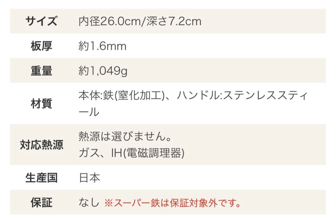 箱あり美品VitaCraftビタクラフトスーパー鉄フライパンウォックパン26cm