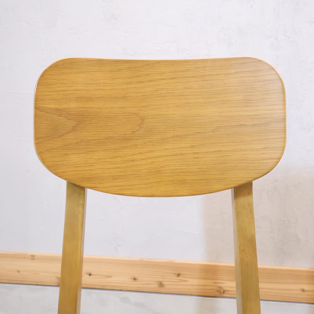 ICHIBA 市場家具 Rasic オーク材 ダイニングチェア レトロ 椅子