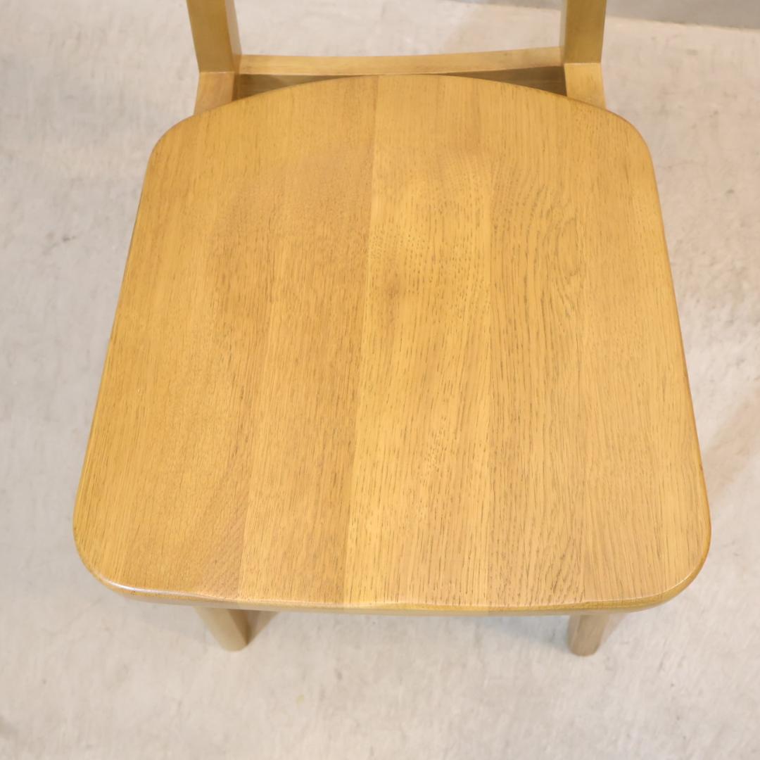 ICHIBA 市場家具 Rasic オーク材 ダイニングチェア レトロ 椅子