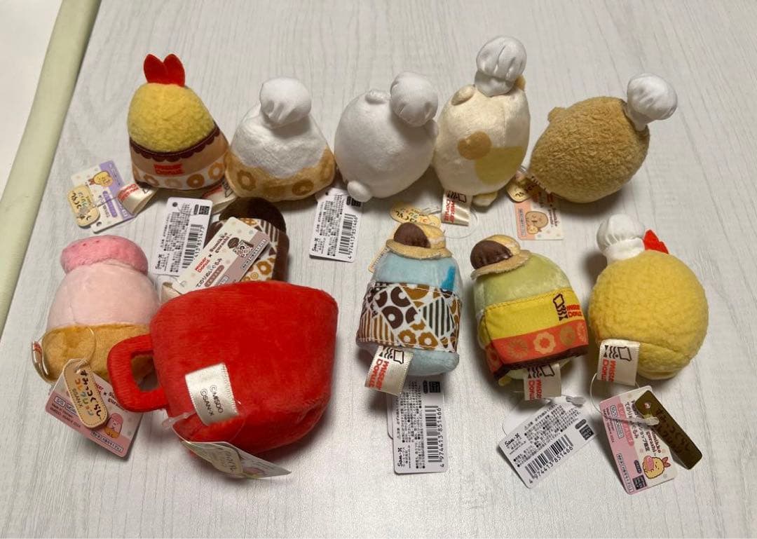 すみっコぐらし　ミスドコラボ　てのりぬいぐるみ他15点セット