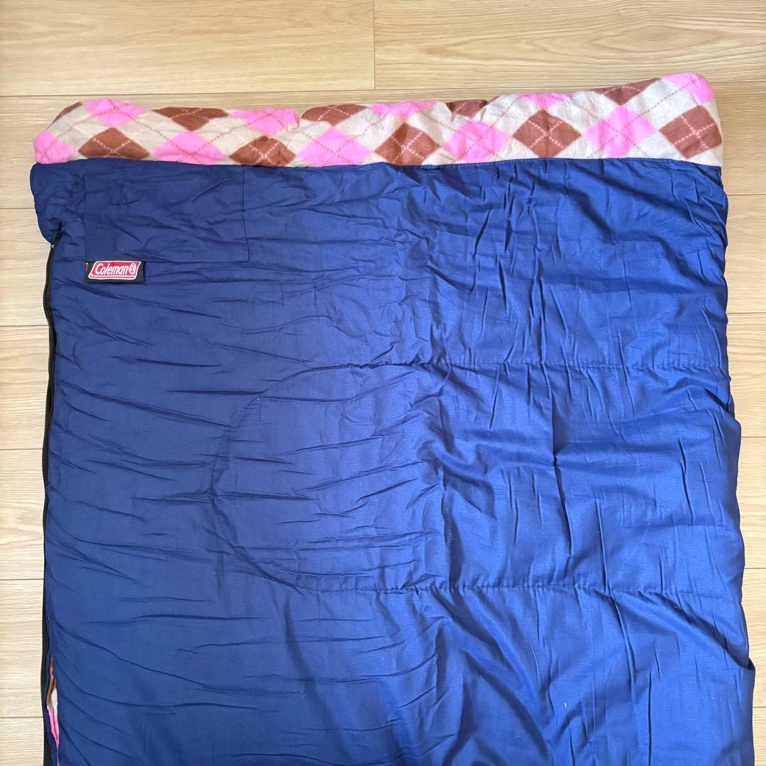 【美品2個セット】Coleman コールマン 寝袋 スリーピングバッグ フリース