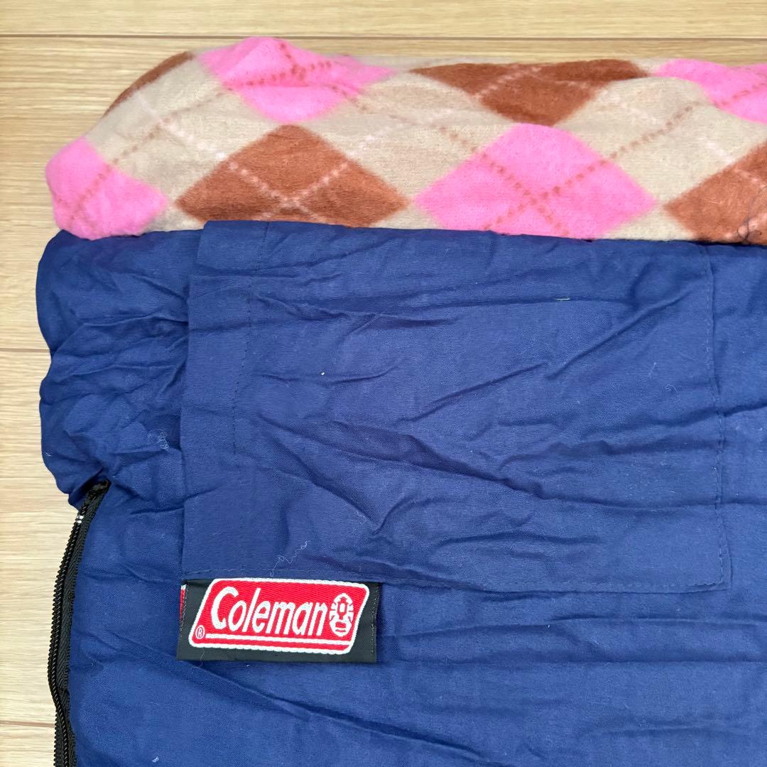 【美品2個セット】Coleman コールマン 寝袋 スリーピングバッグ フリース