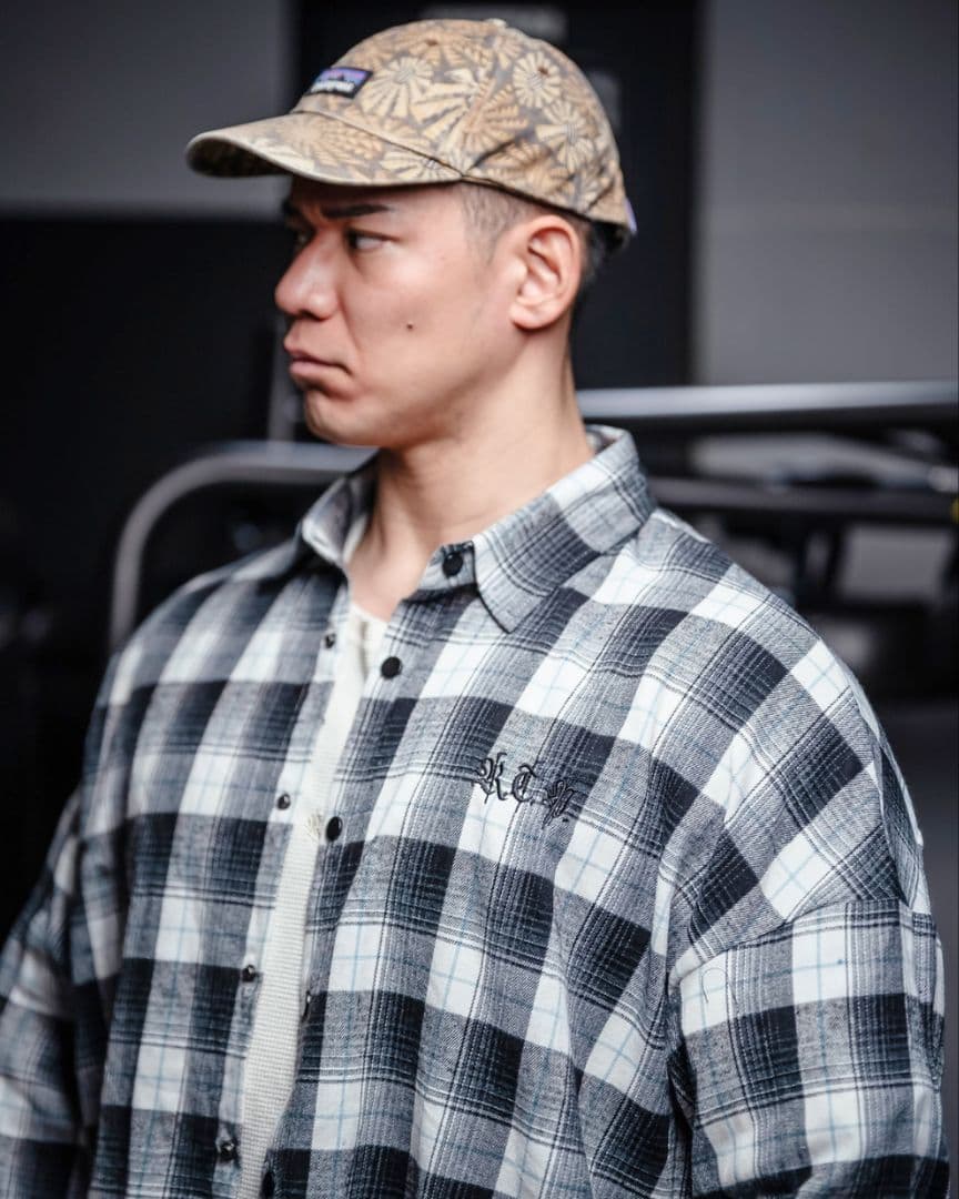キ*ー様 芳賀セブン R.T.P. Flannel Shirt BLK　サイズ