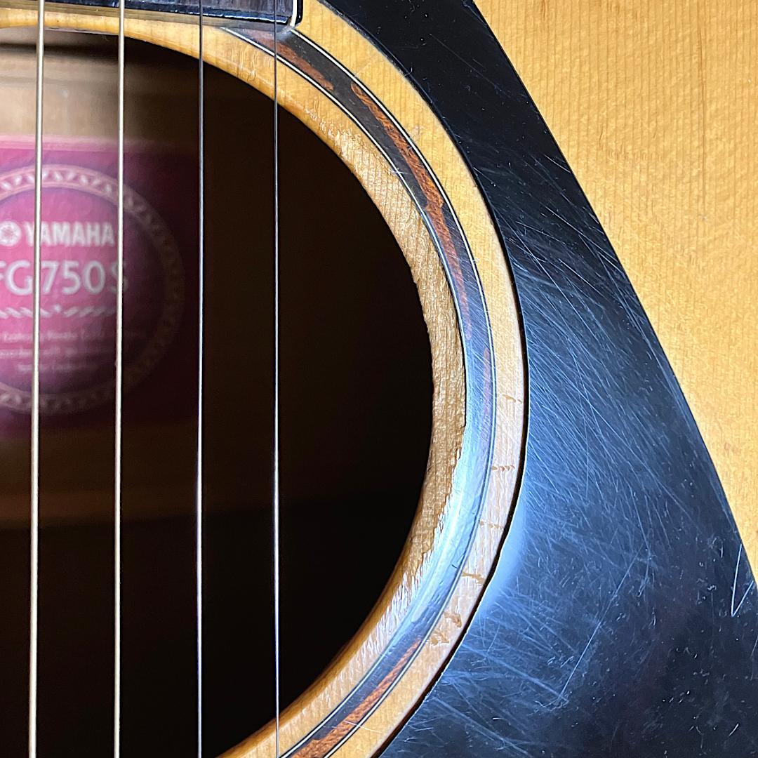 【TOP単板／送料無料】YAMAHA FG-750S（純正ソフトケース付属）