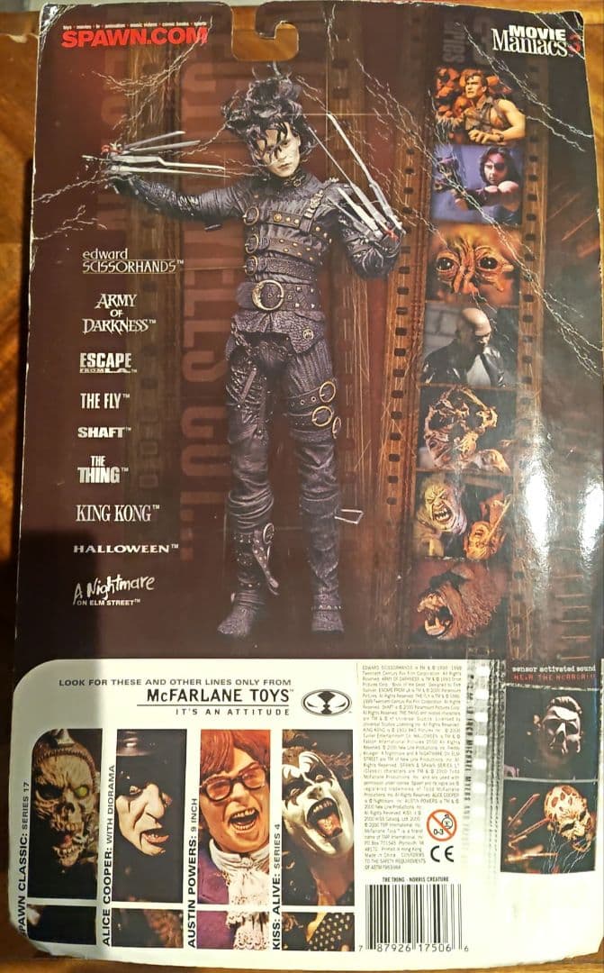 The Thing ムービーマニアクス　ノリスクリーチャー・スパイダーヘッド