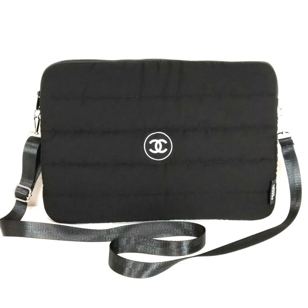 シャネル ふんわり キルティング ショルダー ポーチ 非売品 黒 CHANEL