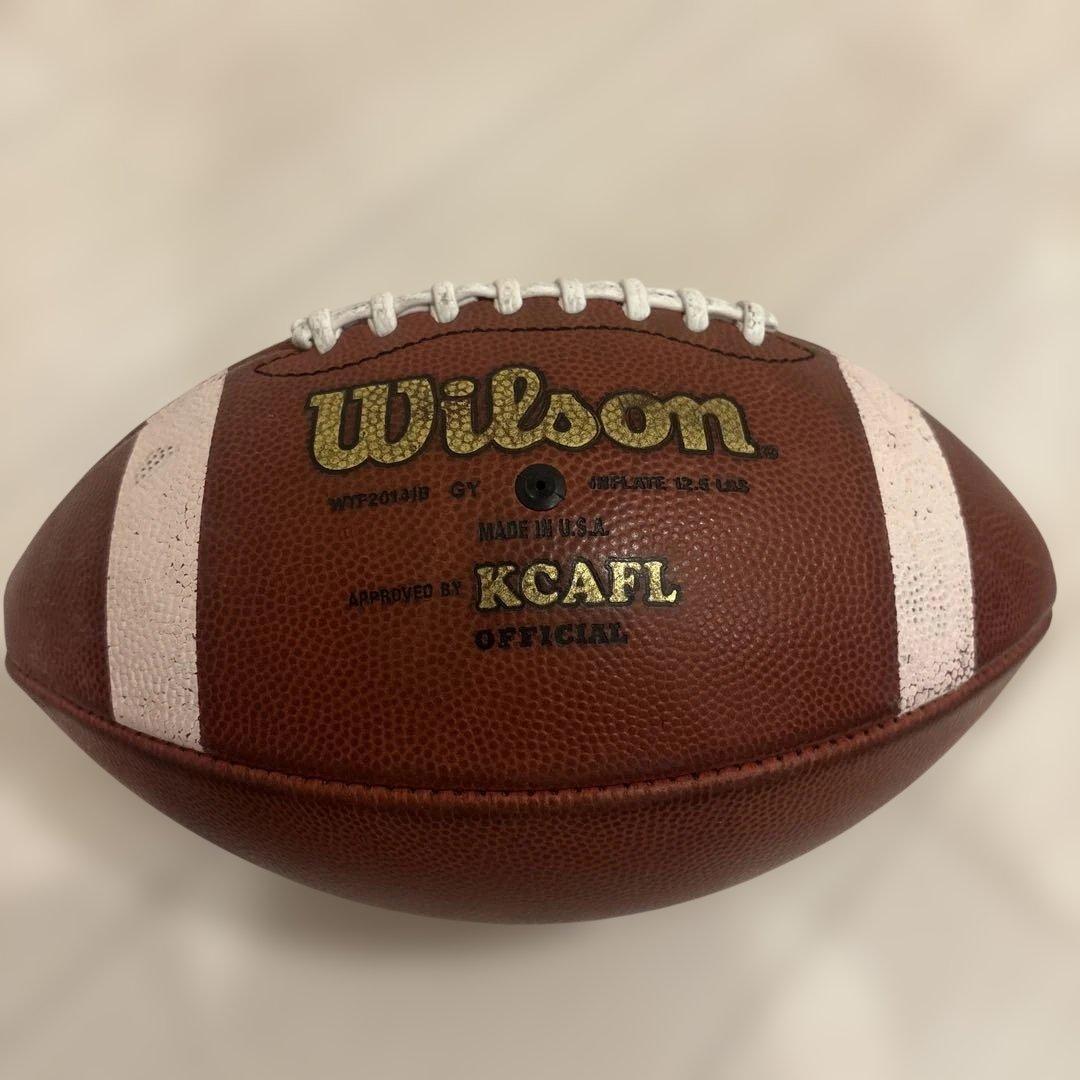 タ*ヨ様 Wilson KCAFL アメリカンフットボール
