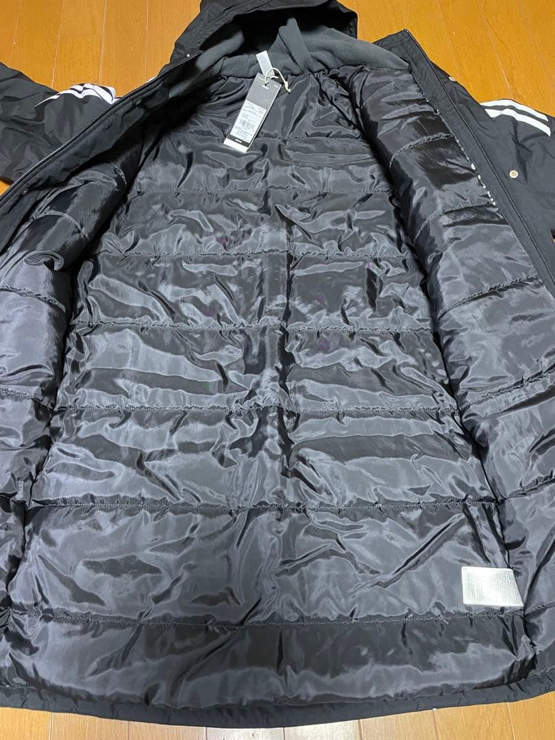 Mサイズ アディダス adidas ベンチコート サッカー 防寒
