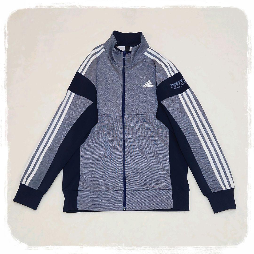 adidas　ジャージ上下　セットアップ　デニム風　岩田剛典　内田篤人
