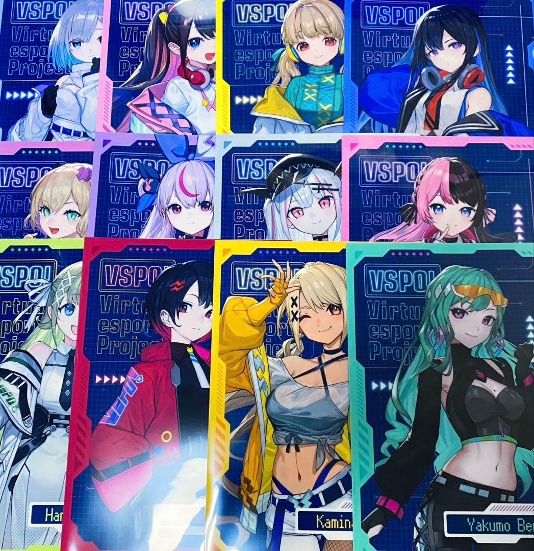 ぶいすぽっ！　GIGO クリアファイル　クリアしおり　全12種類フルコンプリート