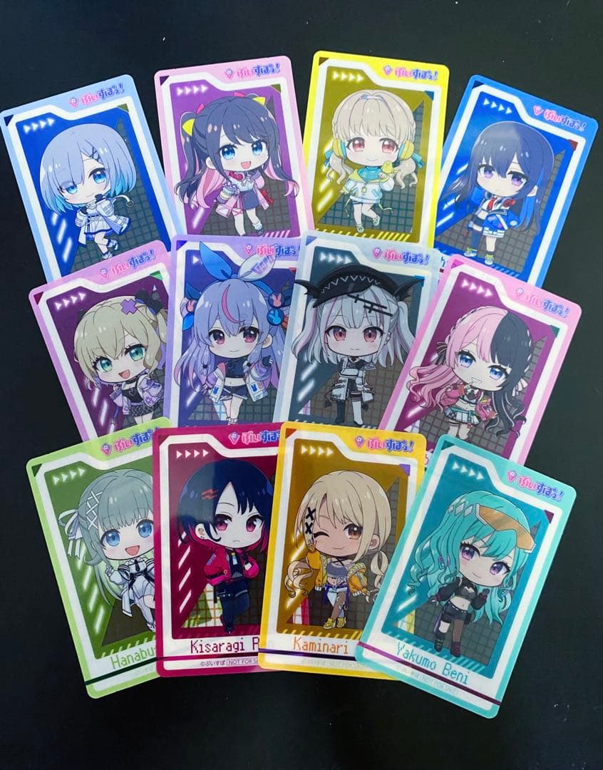 ぶいすぽっ！　GIGO クリアファイル　クリアしおり　全12種類フルコンプリート