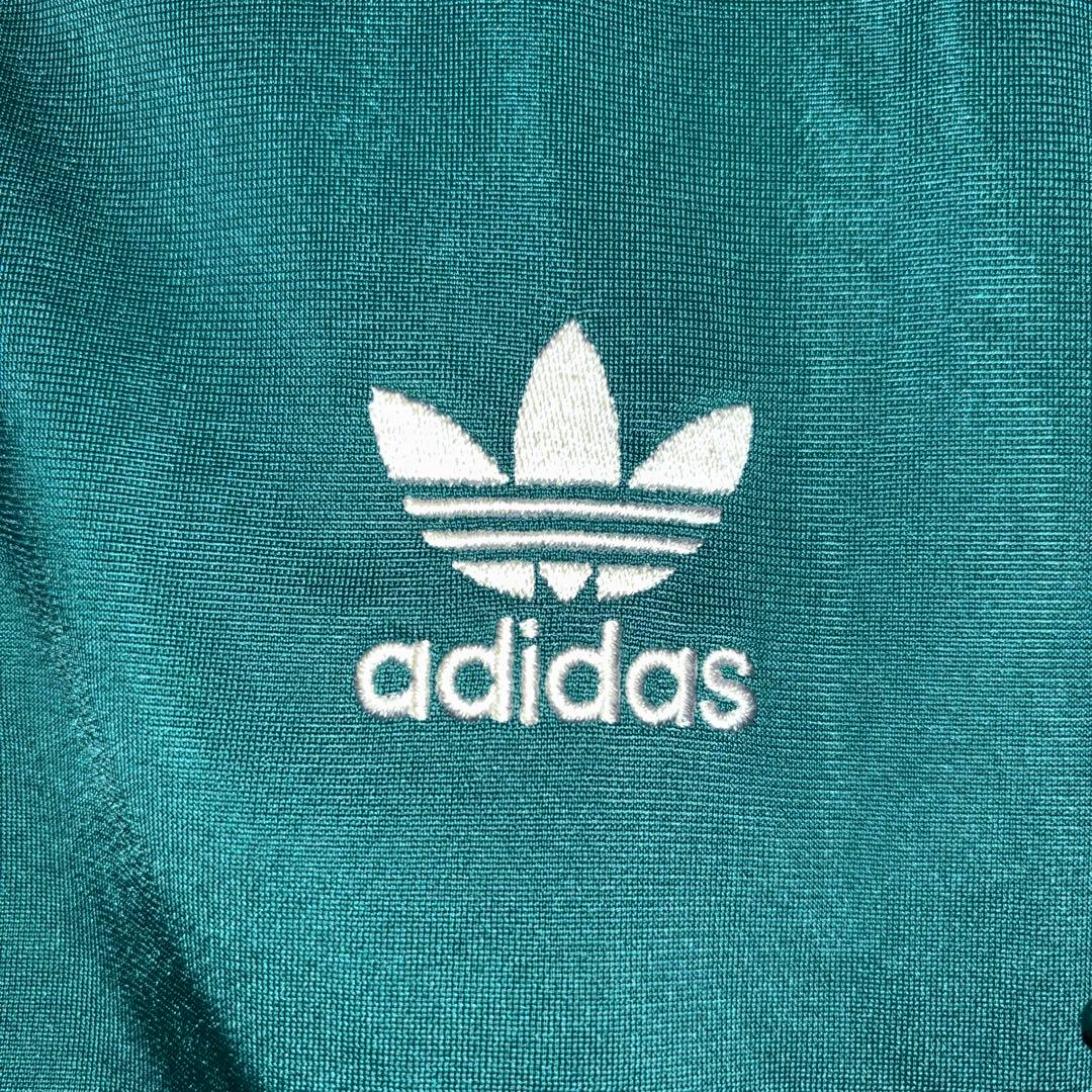 極美品adidas グリーン ジャージ ジャケット