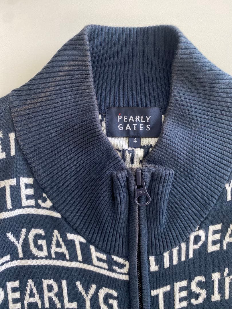 PEARLY GATES ロゴプリント セーター サイズ4