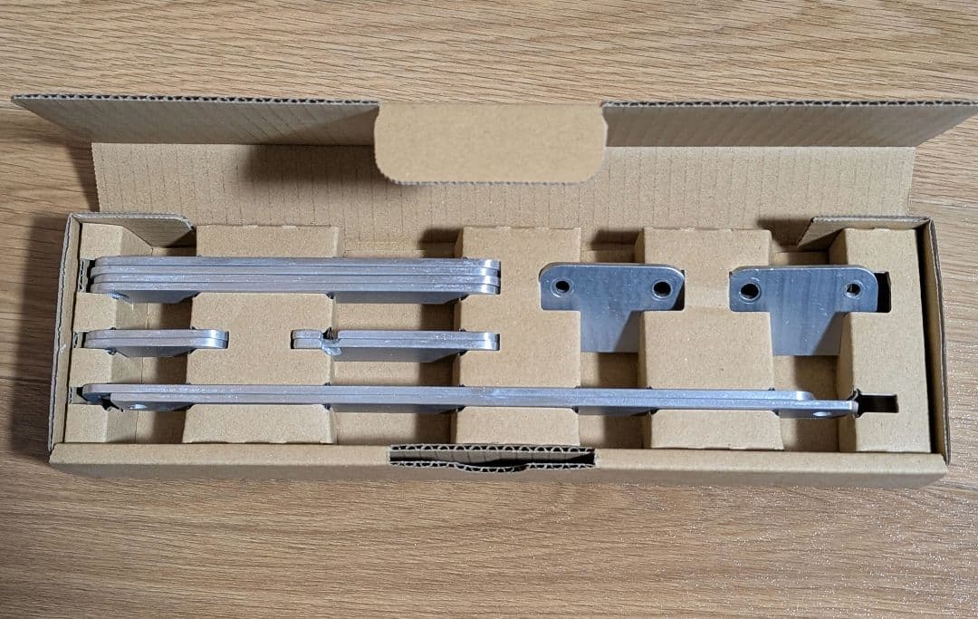 カーミットチェアプラス(ウォールナット)　garakuda(キャメル)と付属品