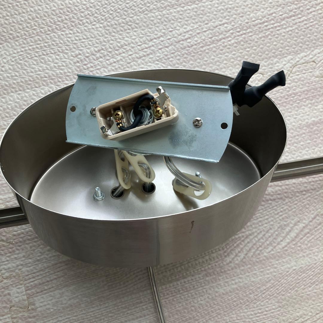 【東京インテリア￼】ペンダントライト ガラス ホワイト 電球付き