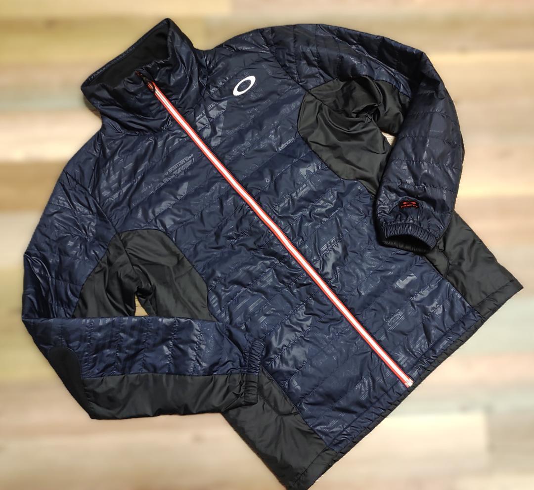 K-318ji⛳️オークリー⭐OAKLEYジャケット&パンツ 上下 紺