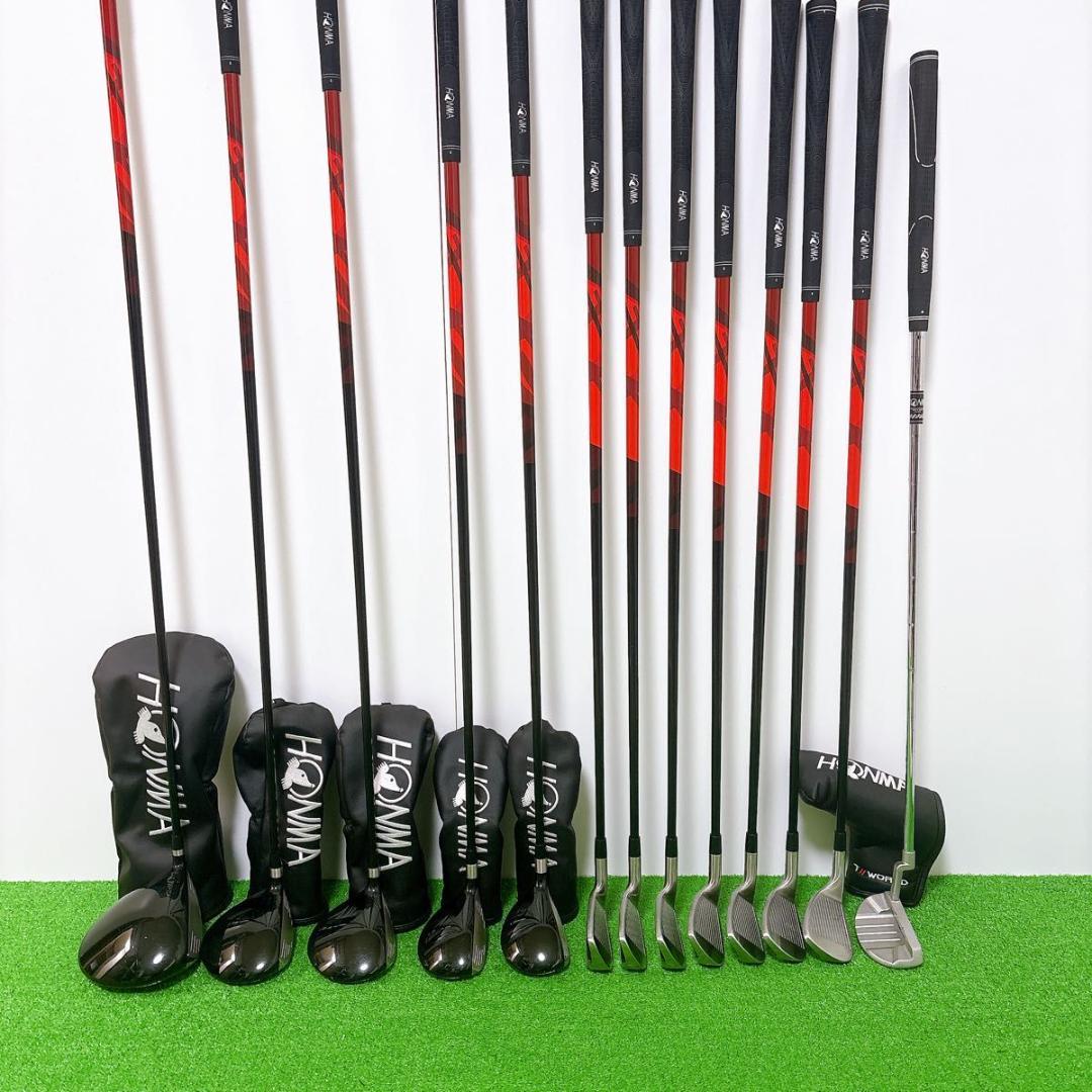 良品 HONMA TOUR WORLD SP ゴルフ 13本 セット SR