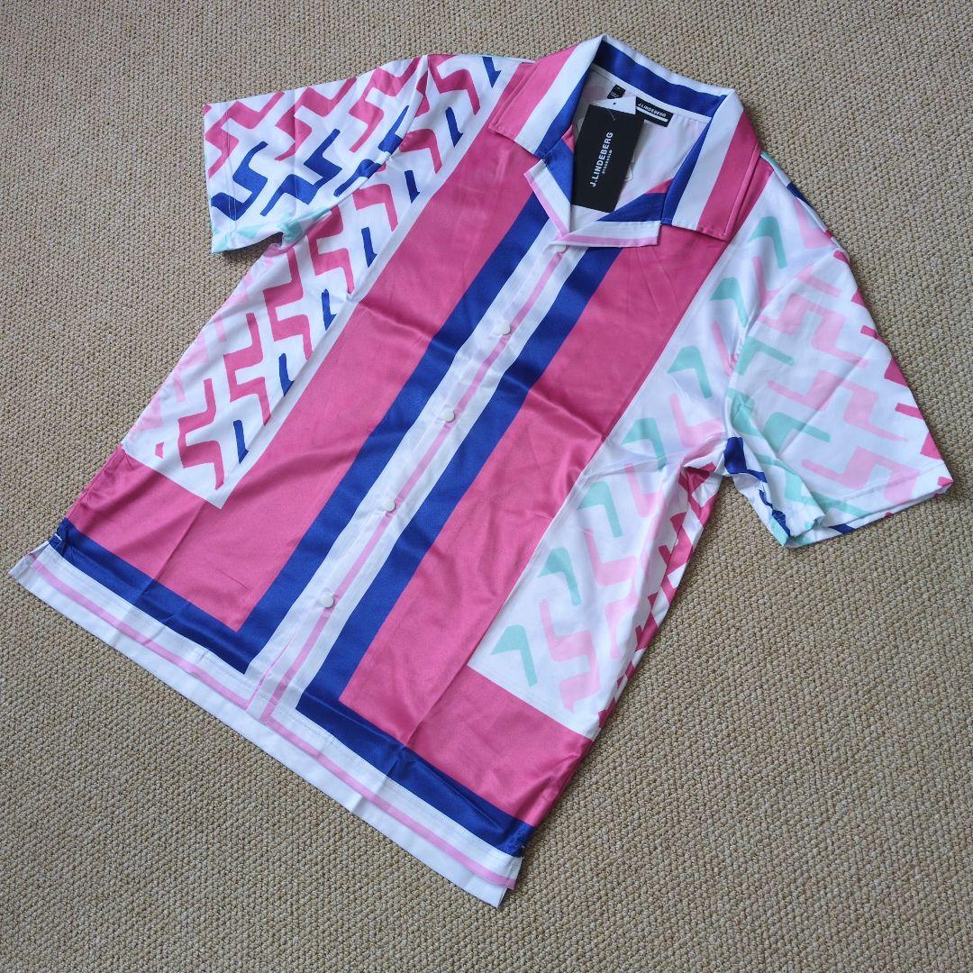 ラスト1点　新品　J.LINDEBERG ショートスリーブシャツ 　ゴルフシャツ