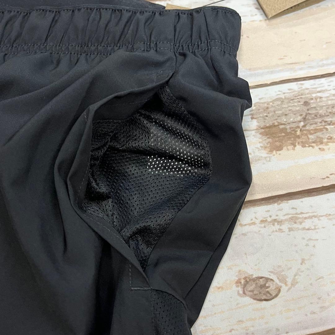 ナイキ　ランニングシャツ・ショーツセット　黒/黒　XL 新品