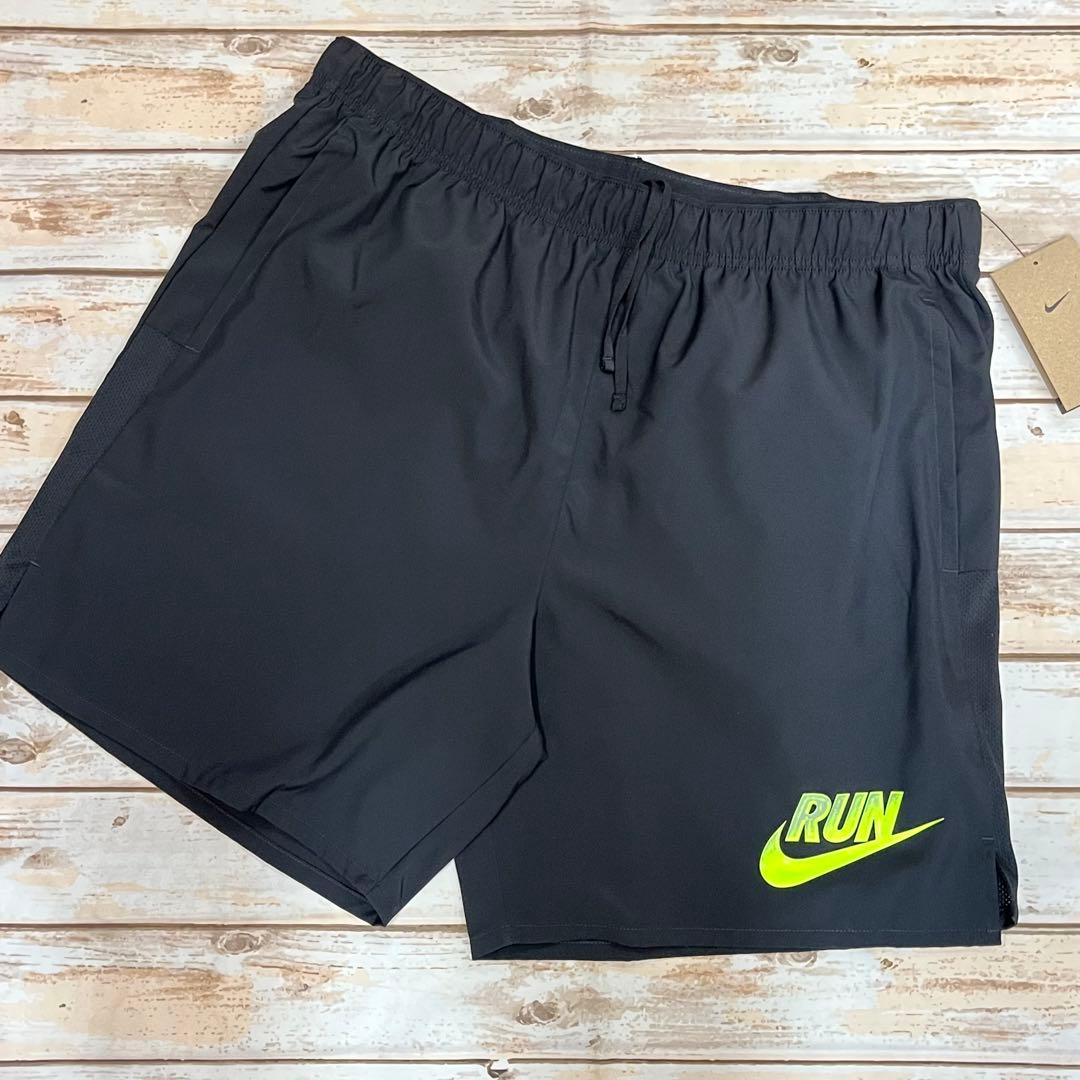 ナイキ　ランニングシャツ・ショーツセット　黒/黒　XL 新品
