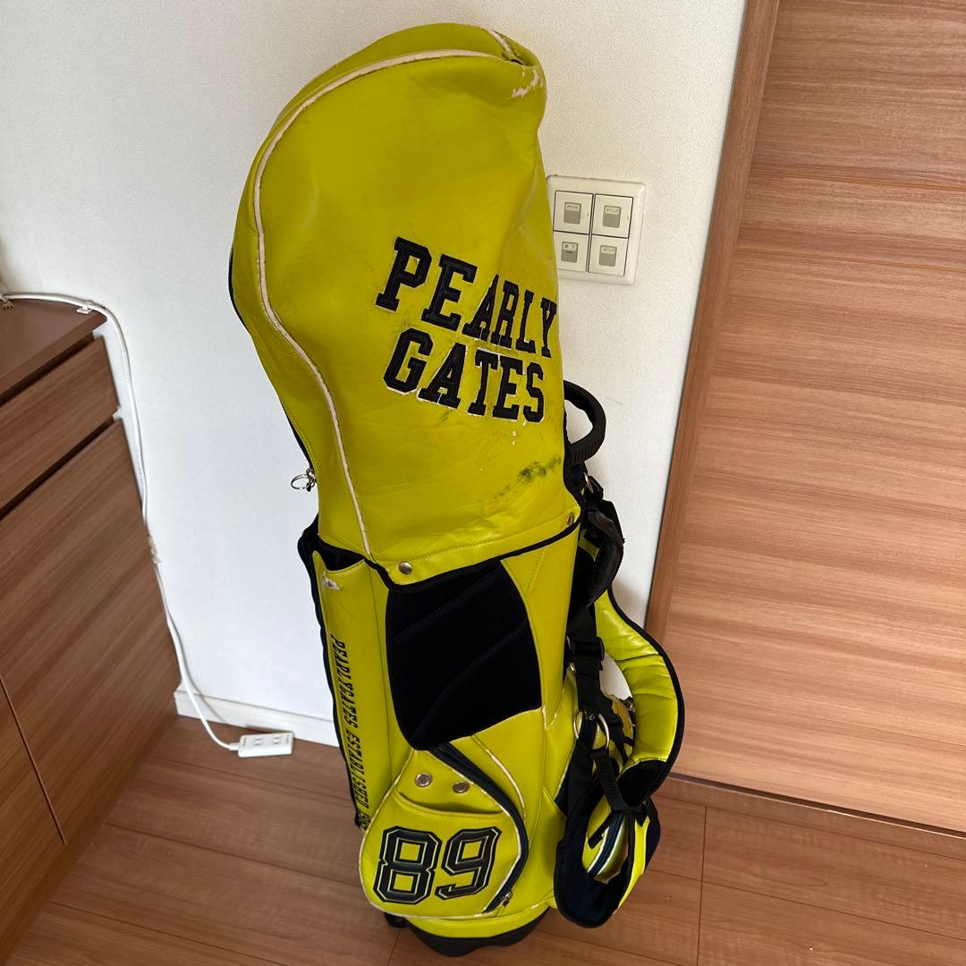 週末セール！美品！PEARLY GATES ゴルフバッグ 89 イエロー