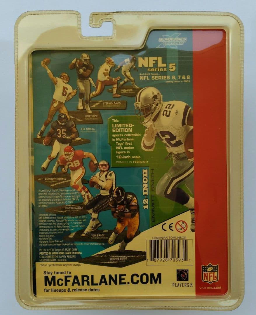 (限定品/未開封品)マクファーレンNFL ラダニアン・トムリンソン フィギュア