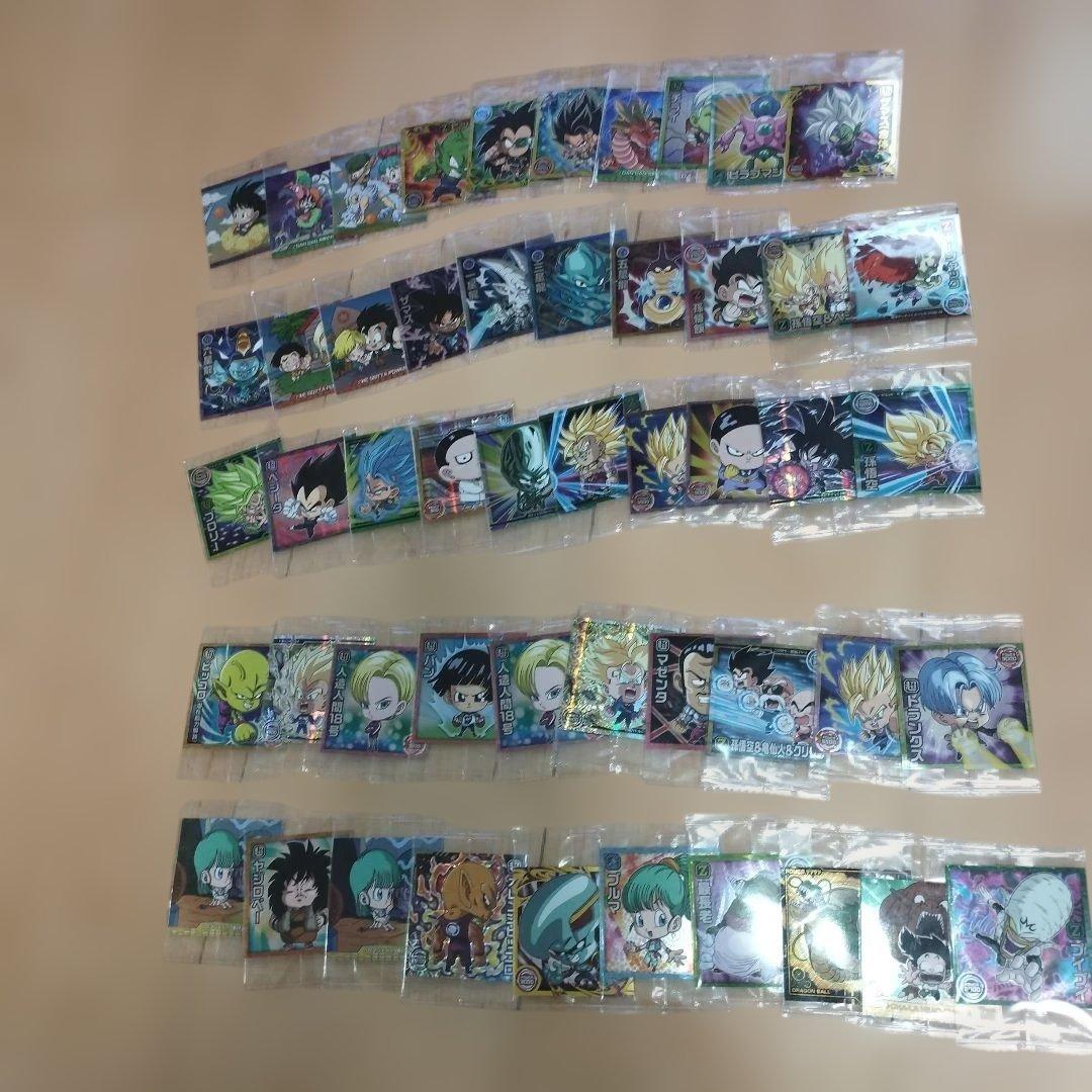 大量　未開封147枚　まとめ売り　ドラゴンボール超戦士シールウエハース　シール