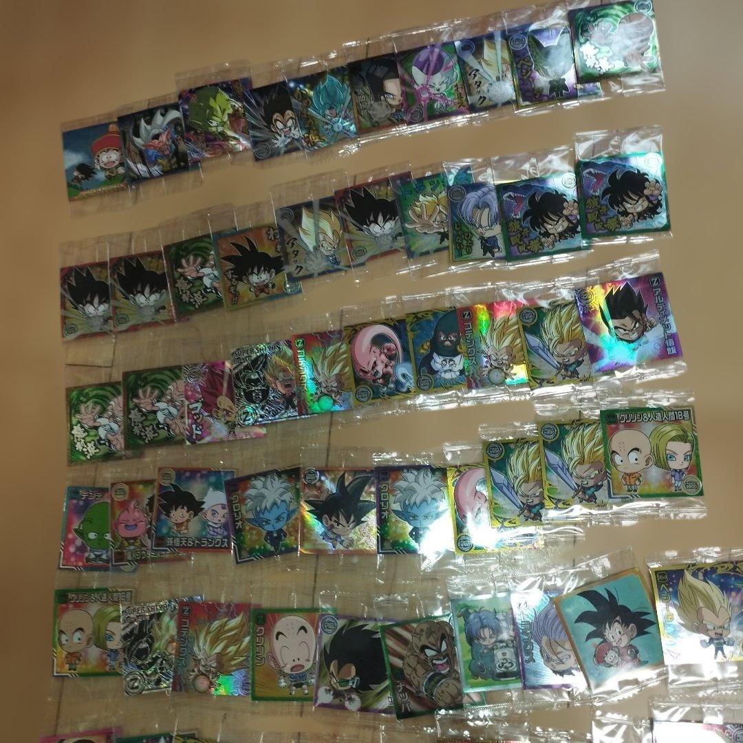 大量　未開封147枚　まとめ売り　ドラゴンボール超戦士シールウエハース　シール