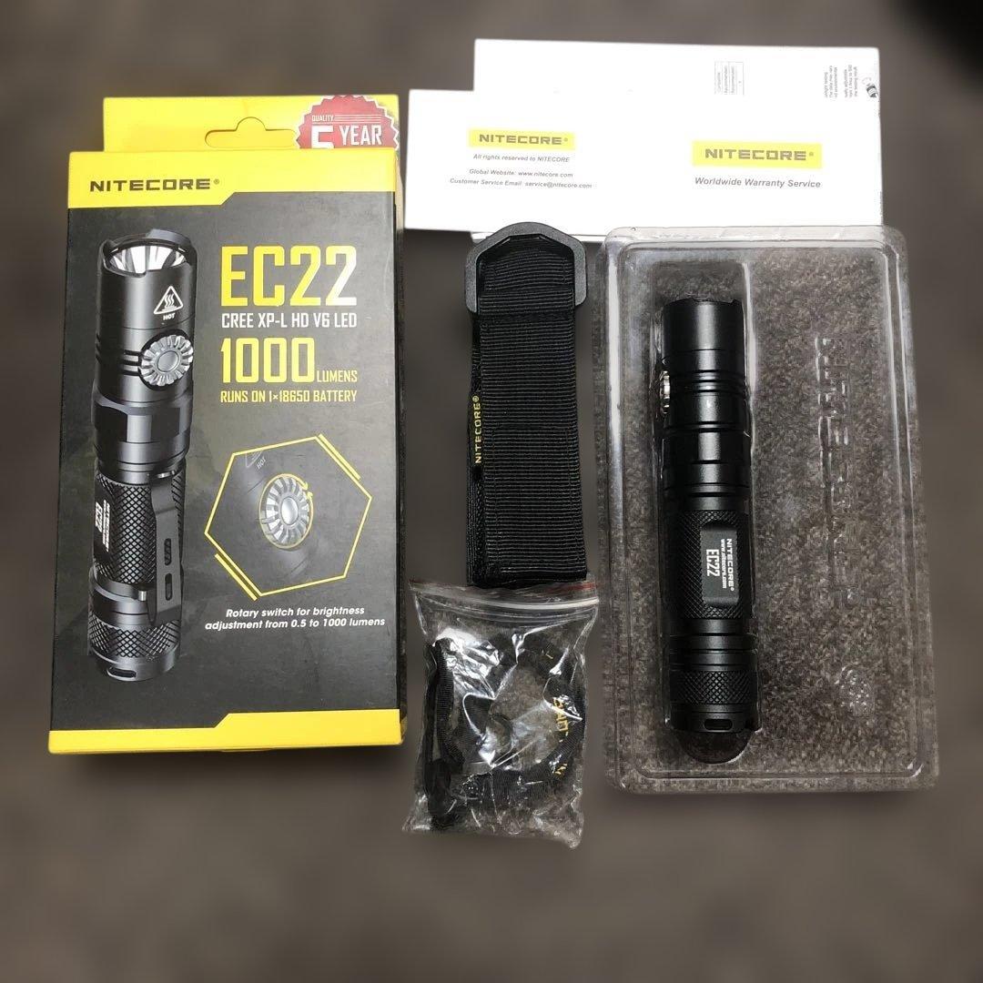 【新品未使用】NITECORE EC22 ハンディライト1000ルーメン