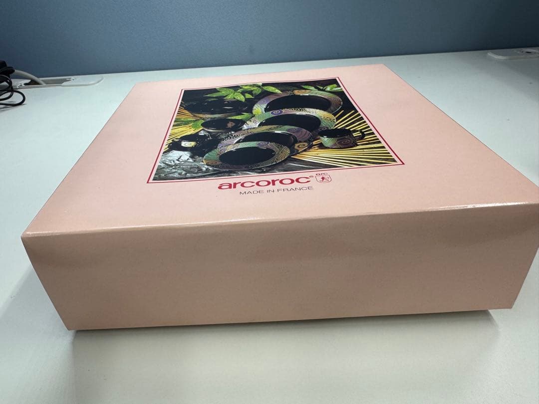 arcoroc リム皿　6枚セット